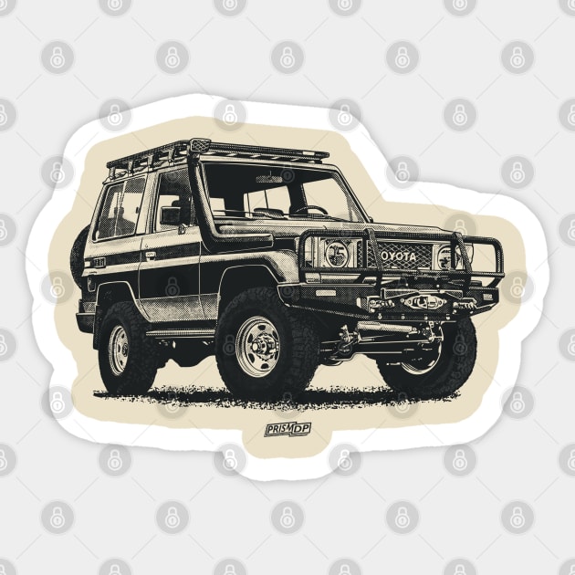 Land Cruiser 70 series Sticker by Saturasi